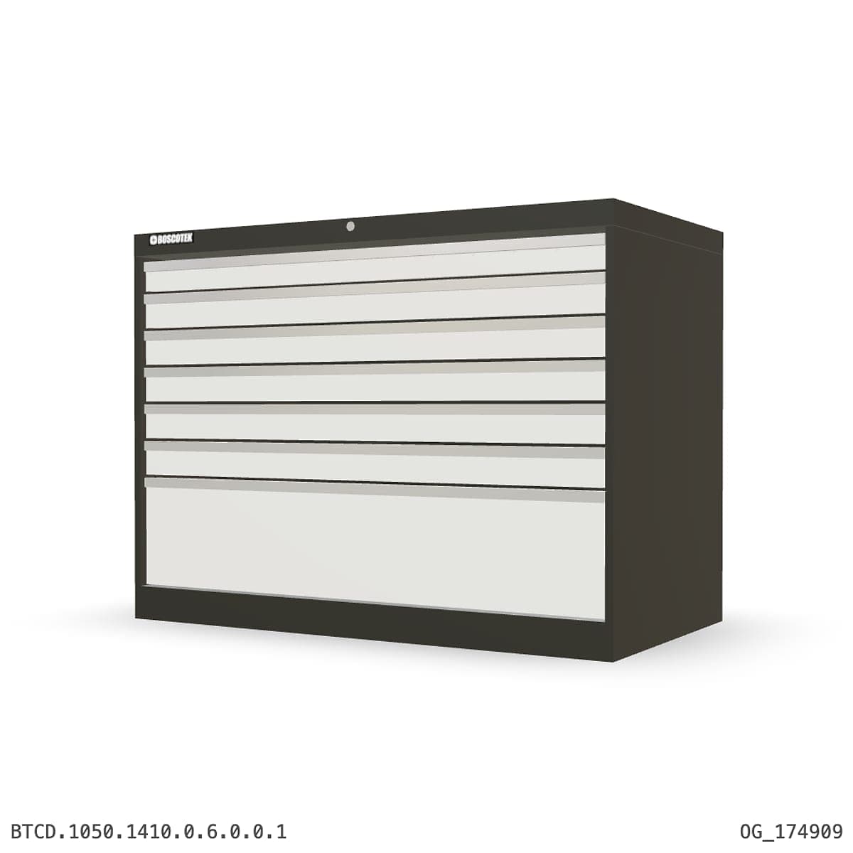 HD Cabinet 1410W × 1050H — D Series, 7-Drawer by OPIE Manufacturing Group