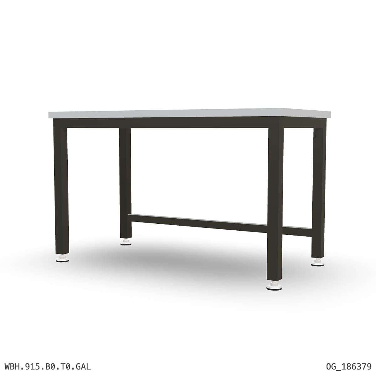 Heavy Duty Workbench 1500mm — Galvanised Steel by OPIE Manufacturing Group