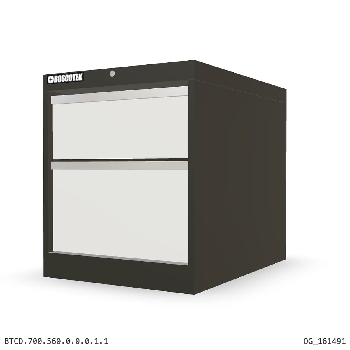 HD Cabinet 560W × 700H — D Series, 2-Drawer by OPIE Manufacturing Group