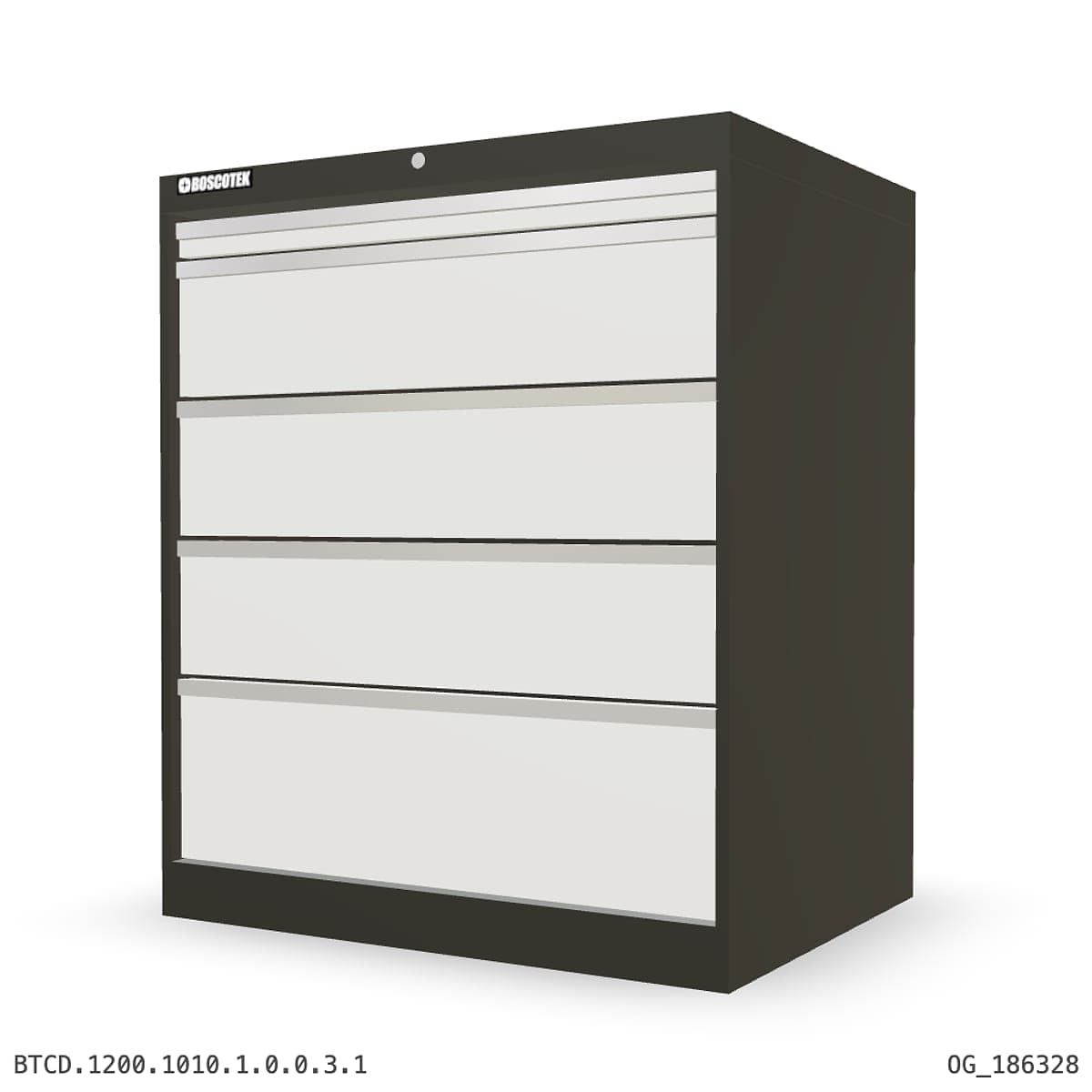 HD Cabinet 1010W × 1200H — D Series, 5-Drawer by OPIE Manufacturing Group