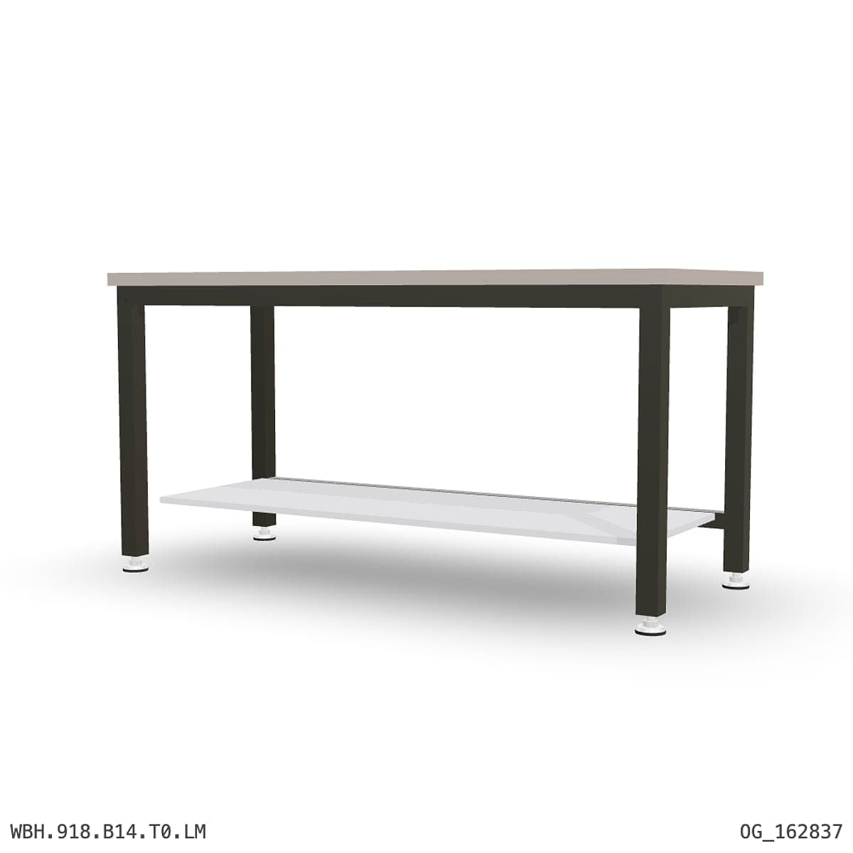 Heavy Duty Workbench 1800mm — Laminated Timber (42mm HDF), under-bench storage by OPIE Manufacturing Group