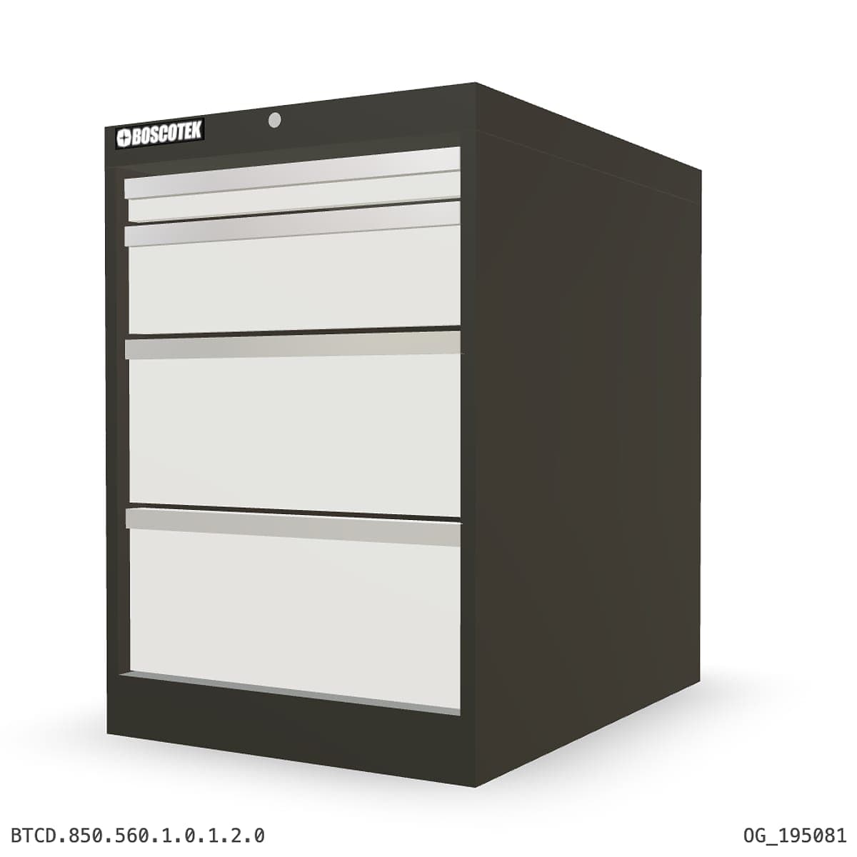 HD Cabinet 560W × 850H — D Series, 4-Drawer by OPIE Manufacturing Group