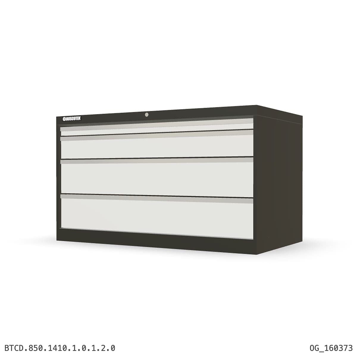 HD Cabinet 1410W × 850H — D Series, 4-Drawer by OPIE Manufacturing Group