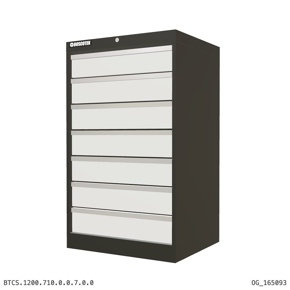 HD Cabinet 710W × 1200H — S Series, 7-Drawer by OPIE Manufacturing Group