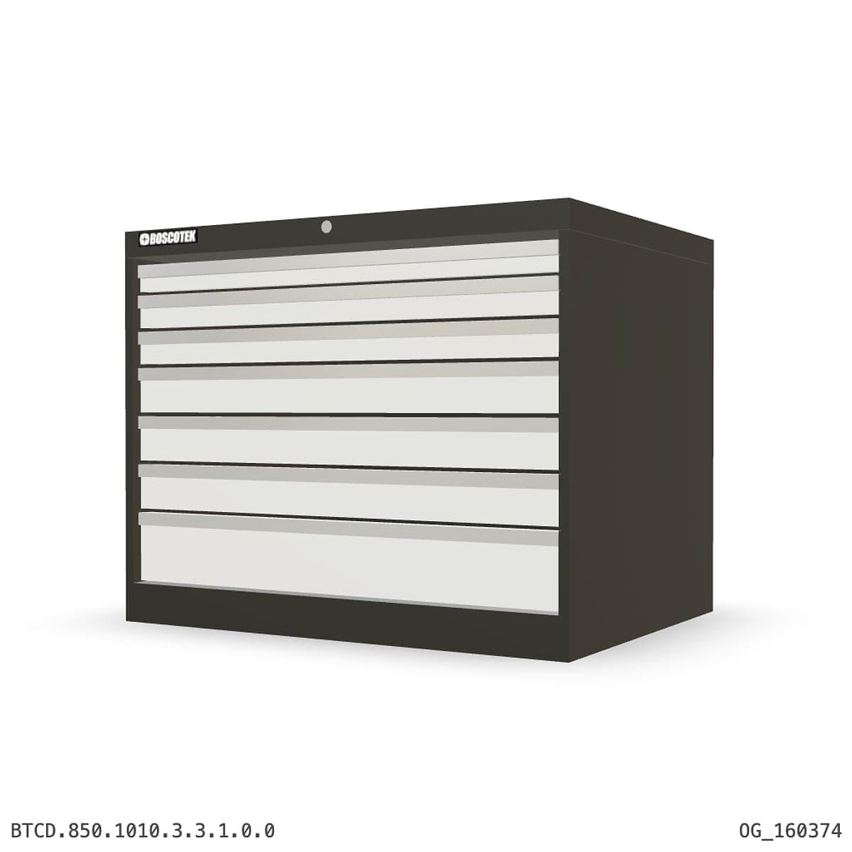 HD Cabinet 1010W × 850H — D Series, 7-Drawer by OPIE Manufacturing Group