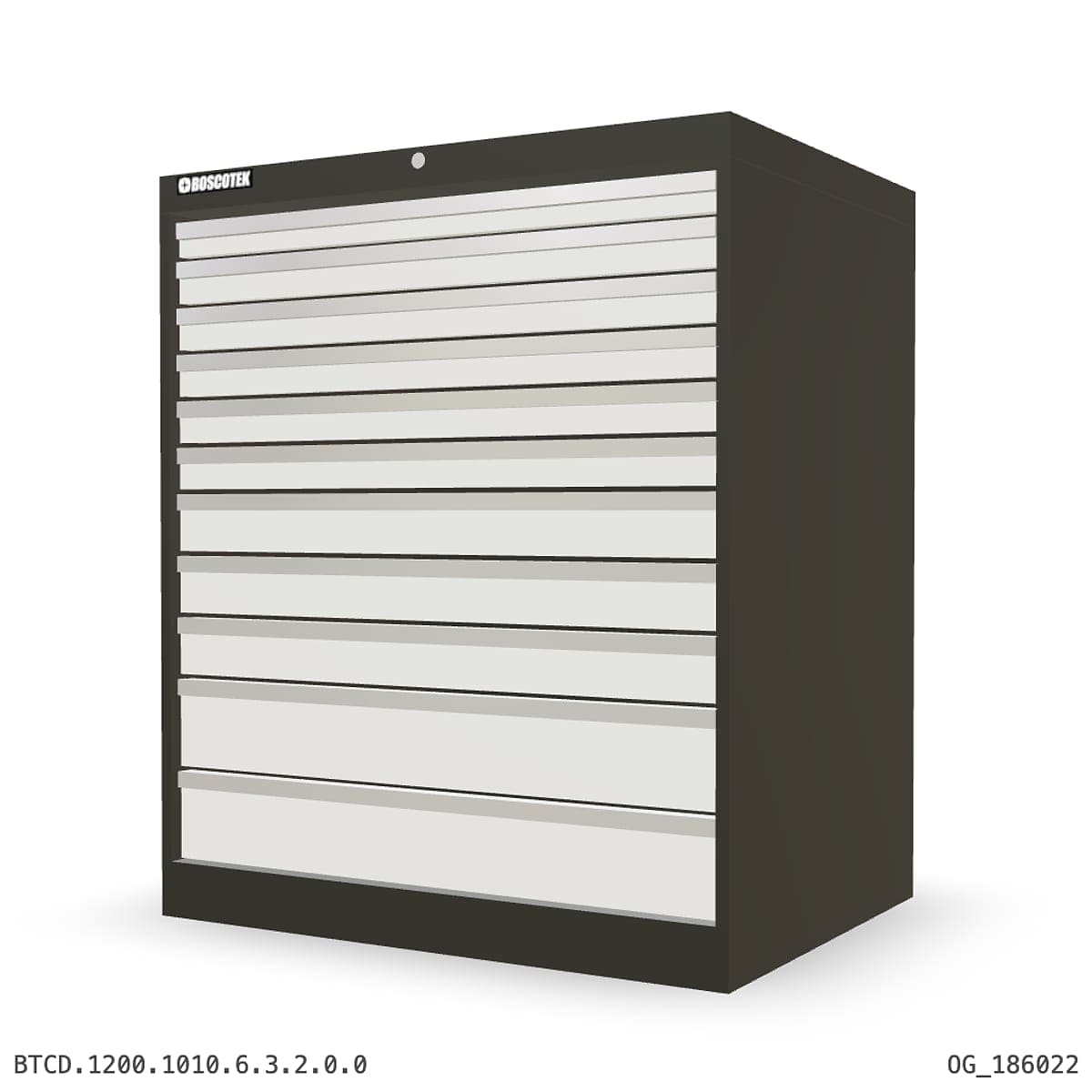 HD Cabinet 1010W × 1200H — D Series, 11-Drawer by OPIE Manufacturing Group