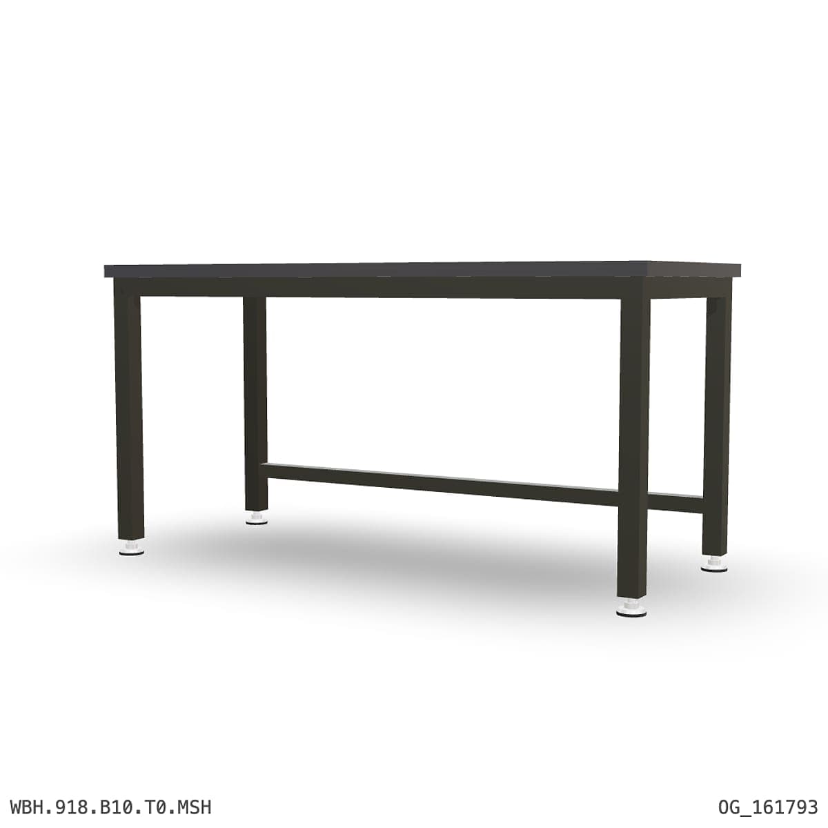 Heavy Duty Workbench 1800mm — 3mm Mild Steel (Heavy), under-bench storage by OPIE Manufacturing Group
