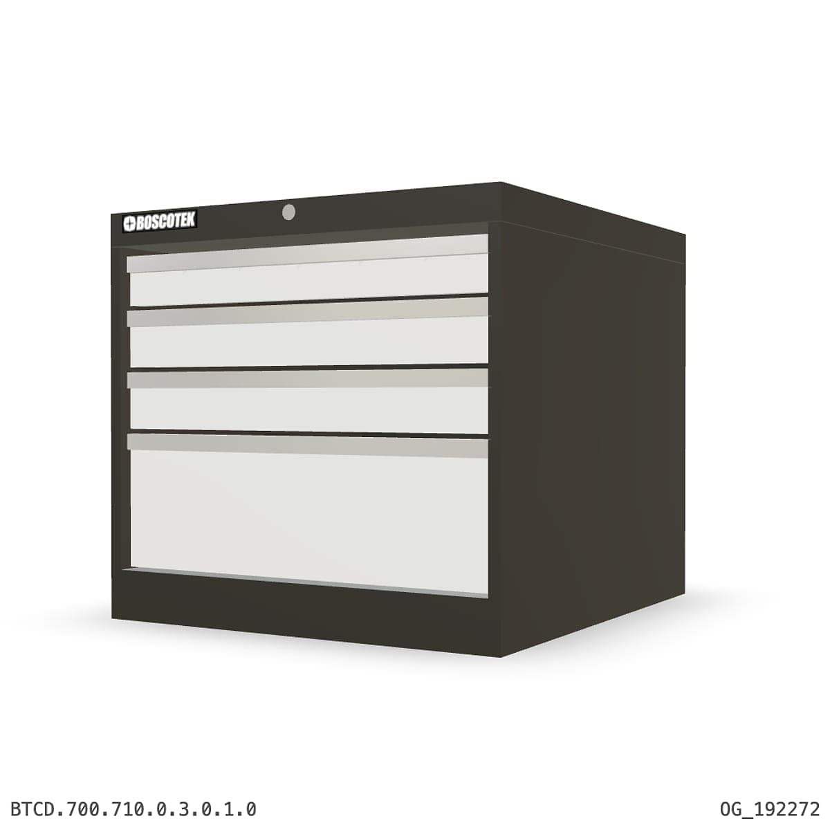 HD Cabinet 710W × 700H — D Series, 4-Drawer by OPIE Manufacturing Group