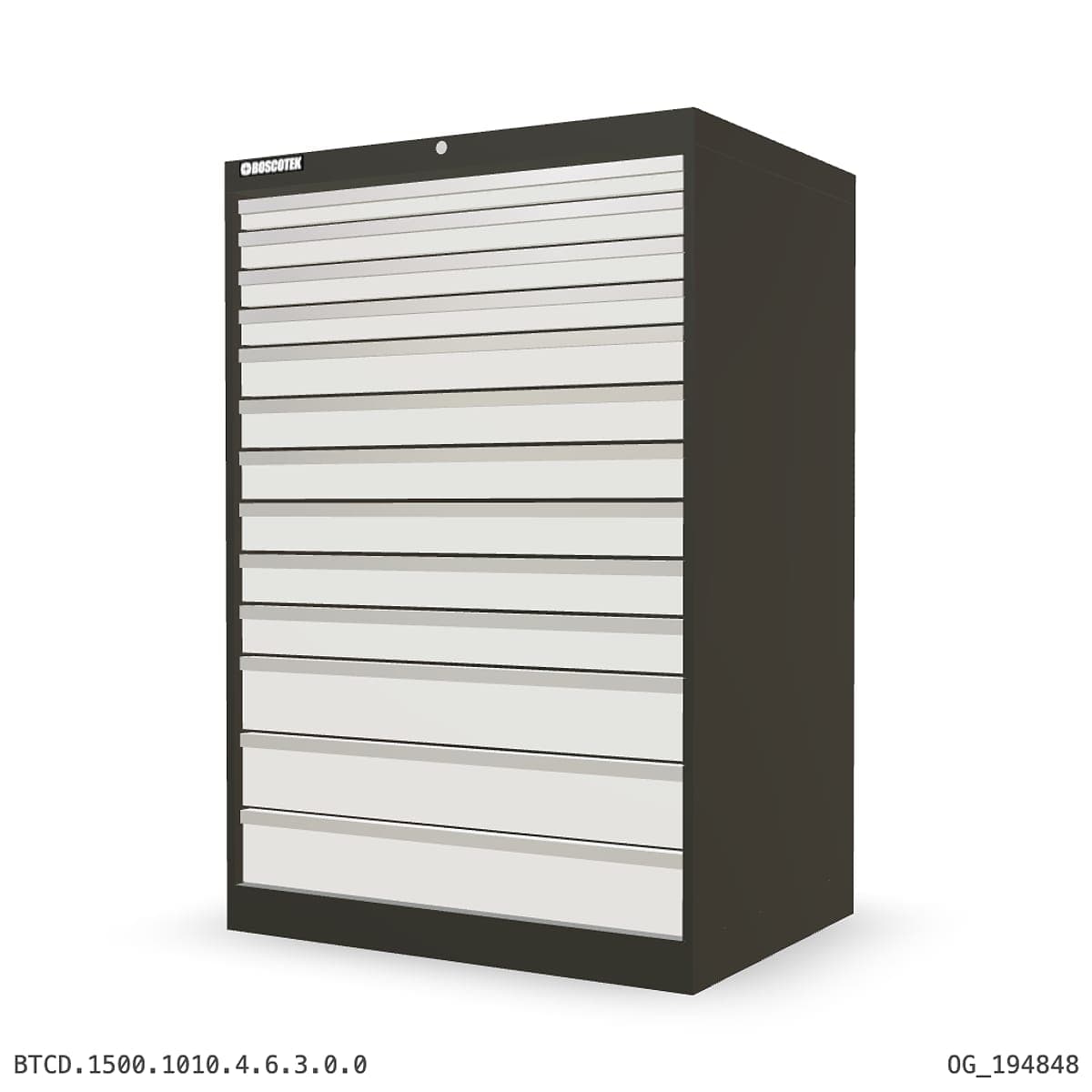 HD Cabinet 1010W × 1500H — D Series, 13-Drawer by OPIE Manufacturing Group