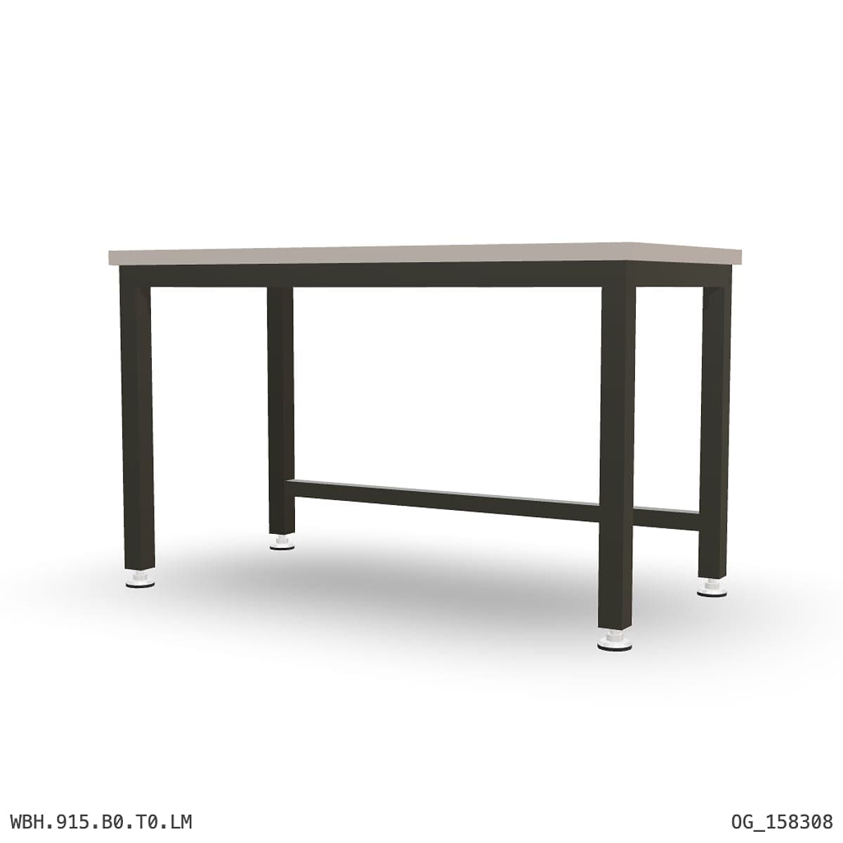 Heavy Duty Workbench 1500mm — Laminated Timber (42mm HDF) by OPIE Manufacturing Group