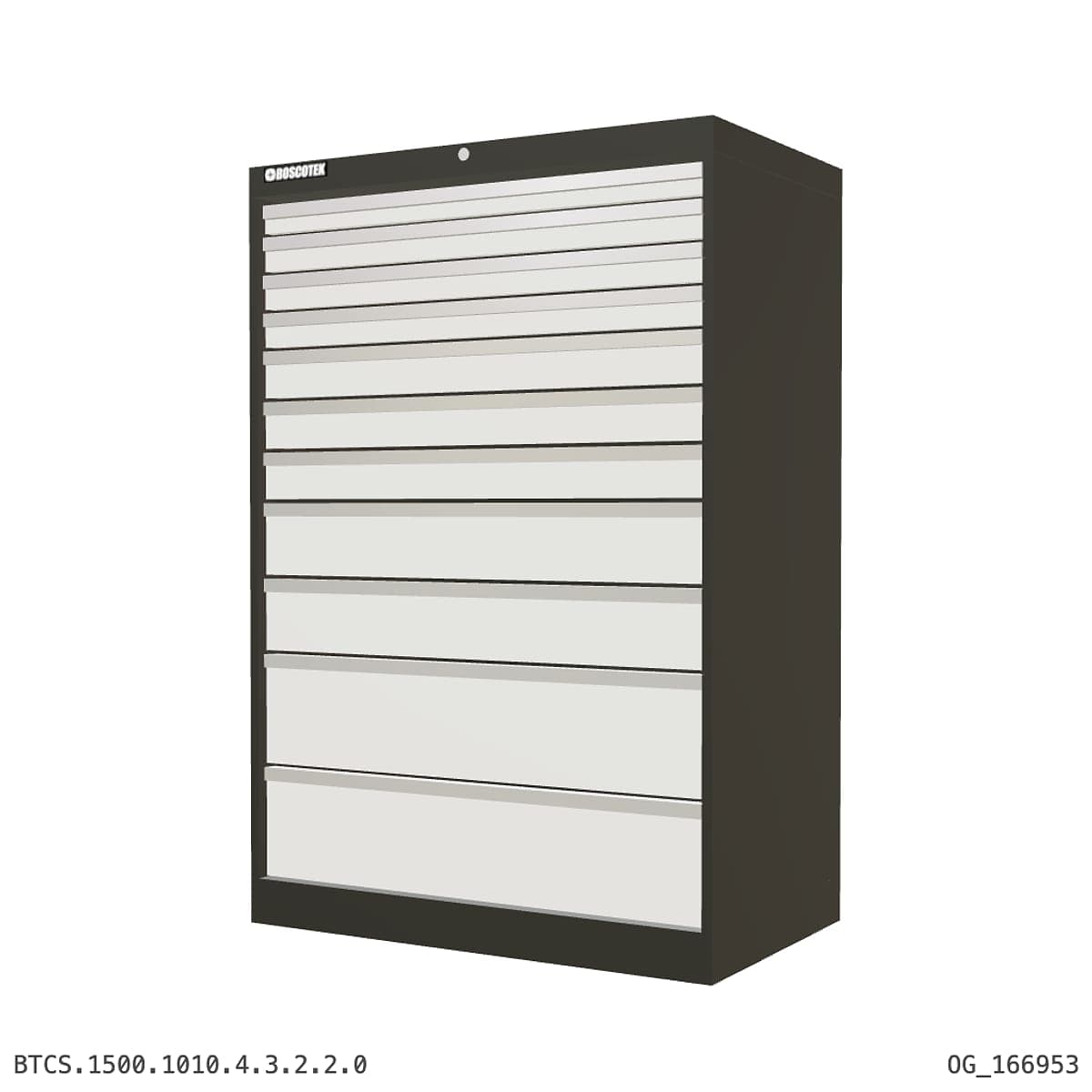 HD Cabinet 1010W × 1500H — S Series, 11-Drawer by OPIE Manufacturing Group