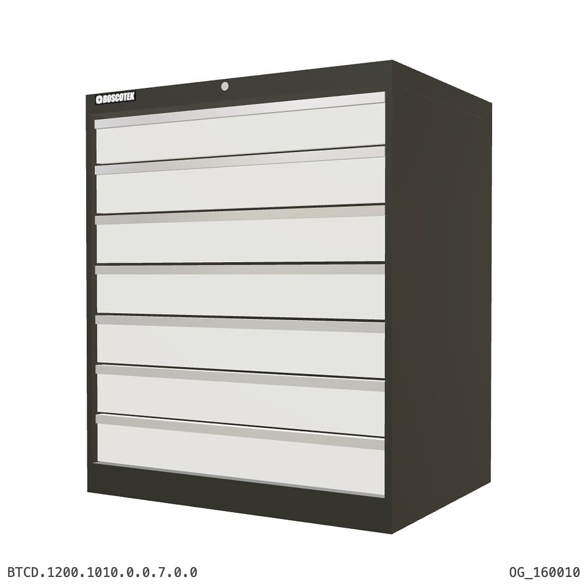 HD Cabinet 1010W × 1200H — D Series, 7-Drawer by OPIE Manufacturing Group