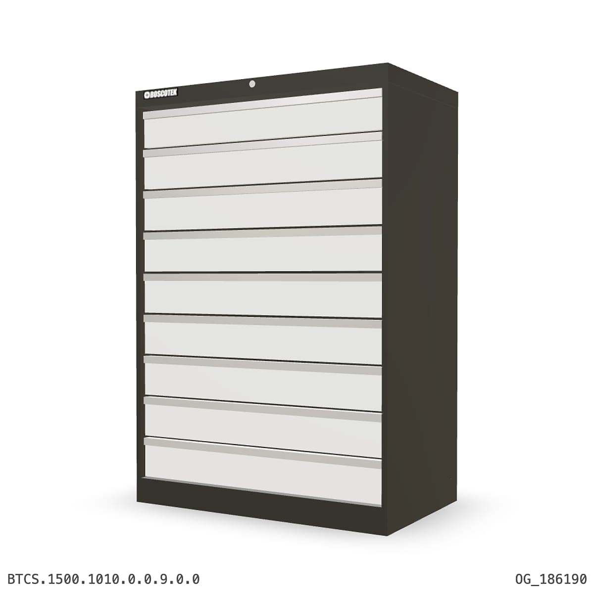 HD Cabinet 1010W × 1500H — S Series, 9-Drawer by OPIE Manufacturing Group