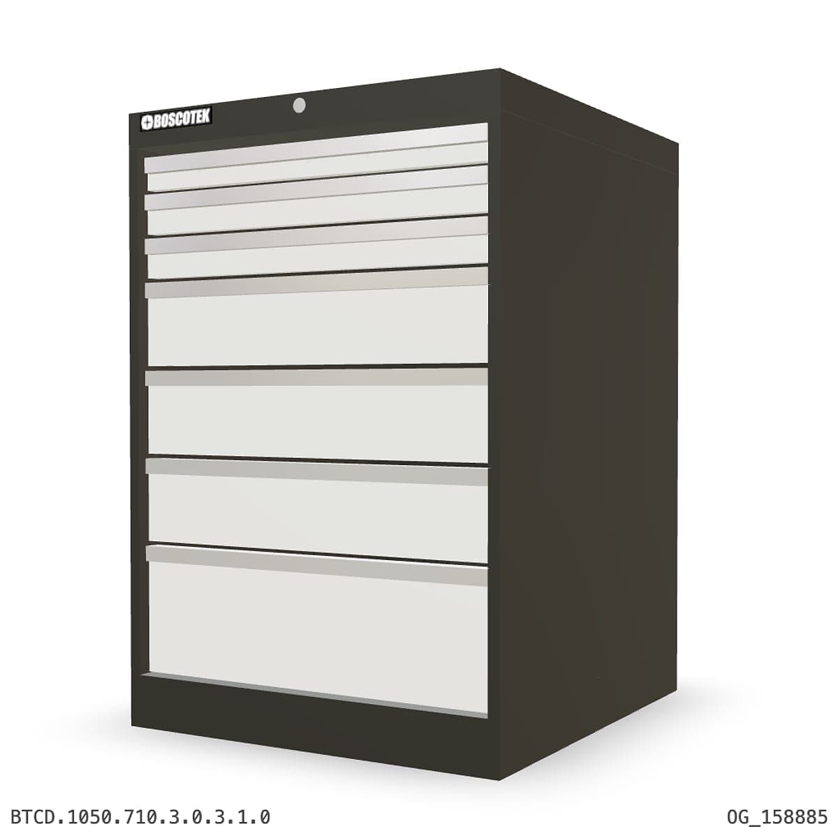 HD Cabinet 710W × 1050H — D Series, 7-Drawer by OPIE Manufacturing Group