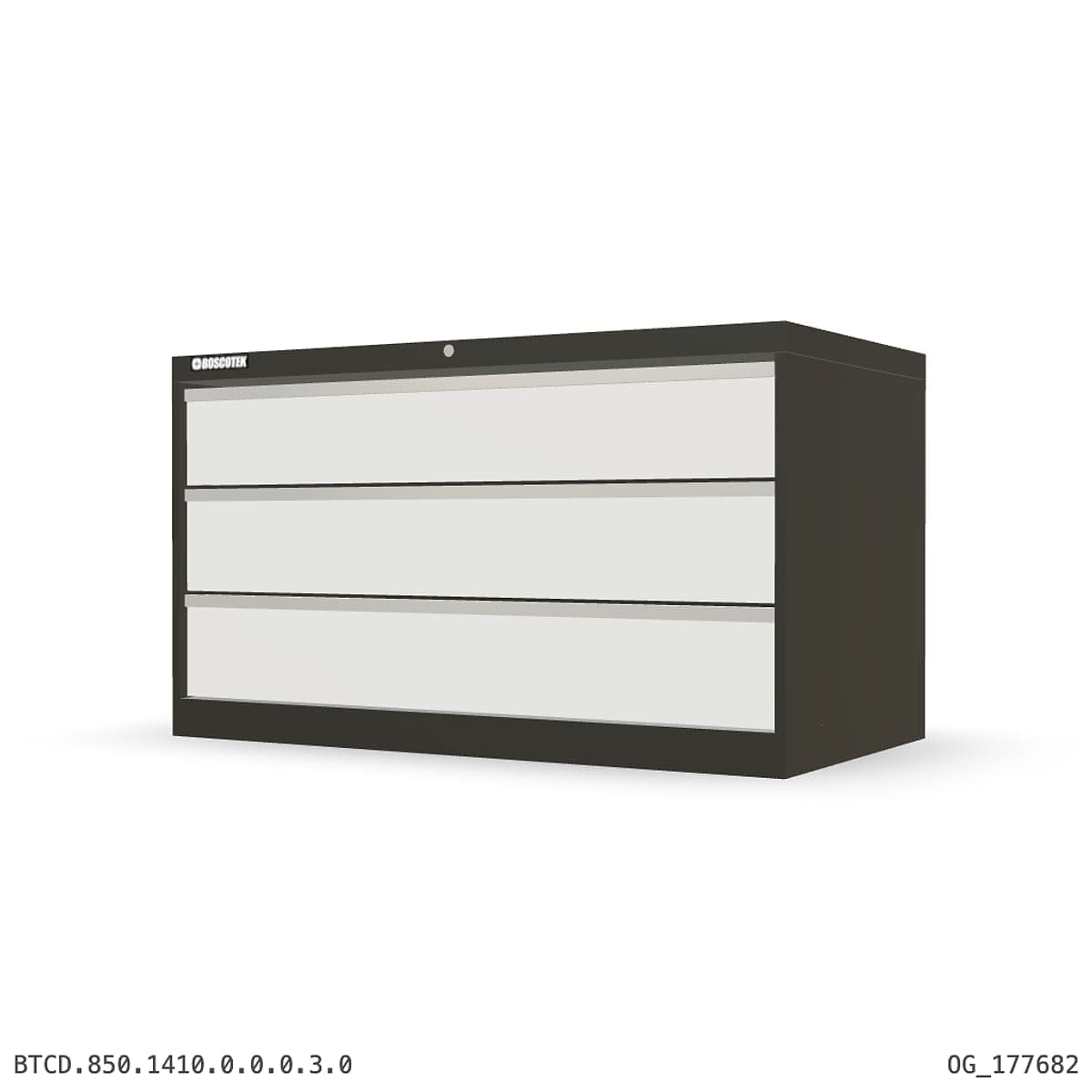 HD Cabinet 1410W × 850H — D Series, 3-Drawer by OPIE Manufacturing Group