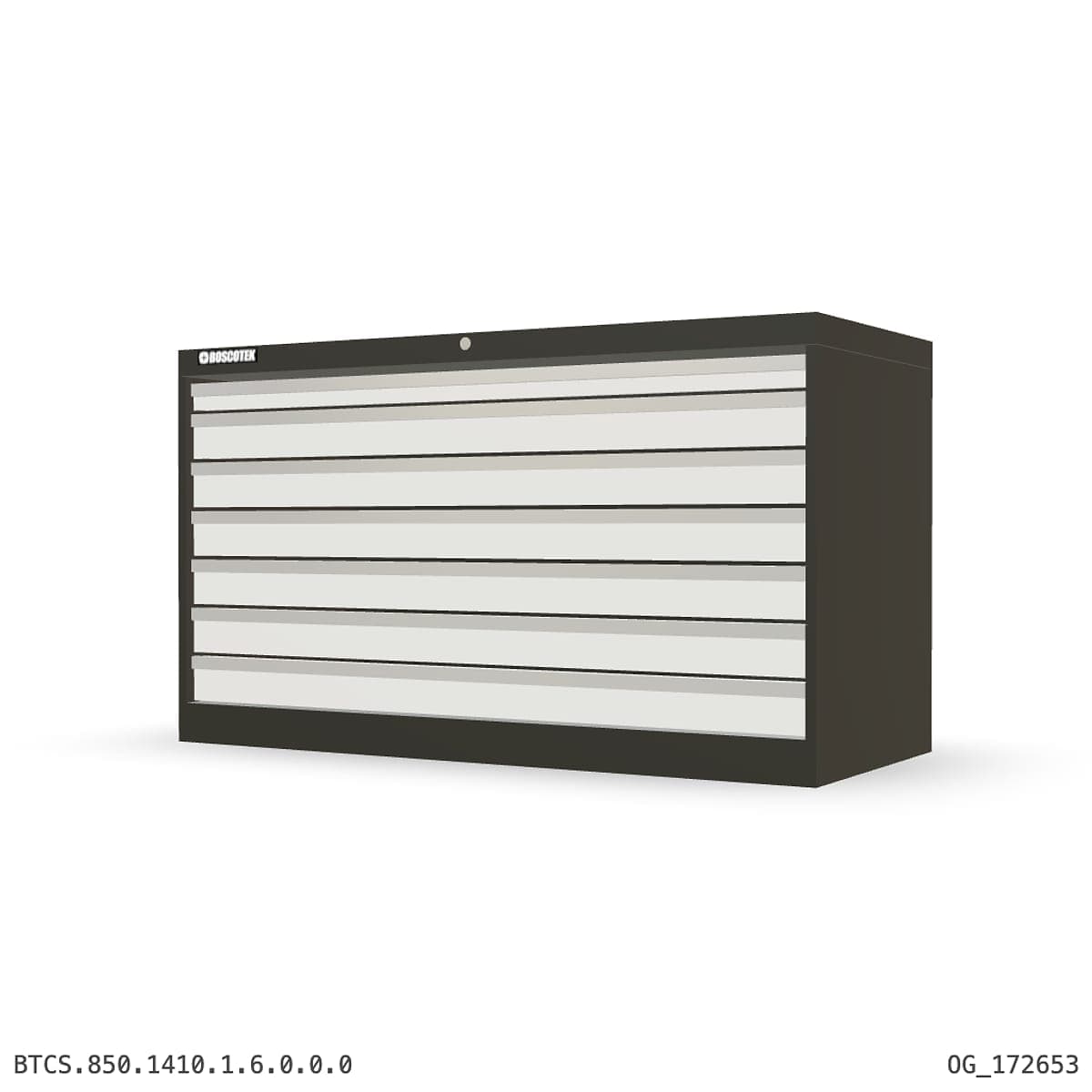 HD Cabinet 1410W × 850H — S Series, 7-Drawer by OPIE Manufacturing Group