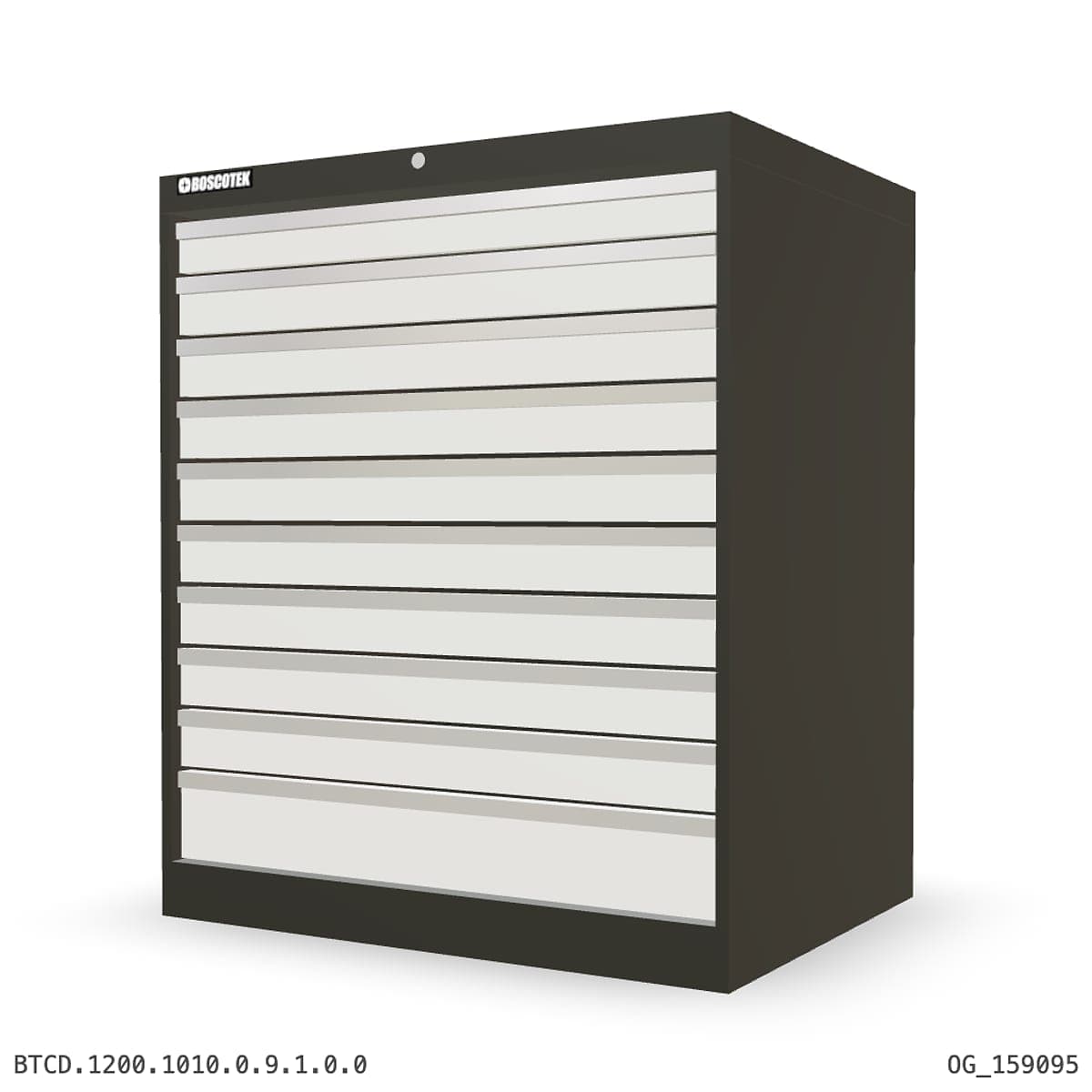 HD Cabinet 1010W × 1200H — D Series, 10-Drawer by OPIE Manufacturing Group