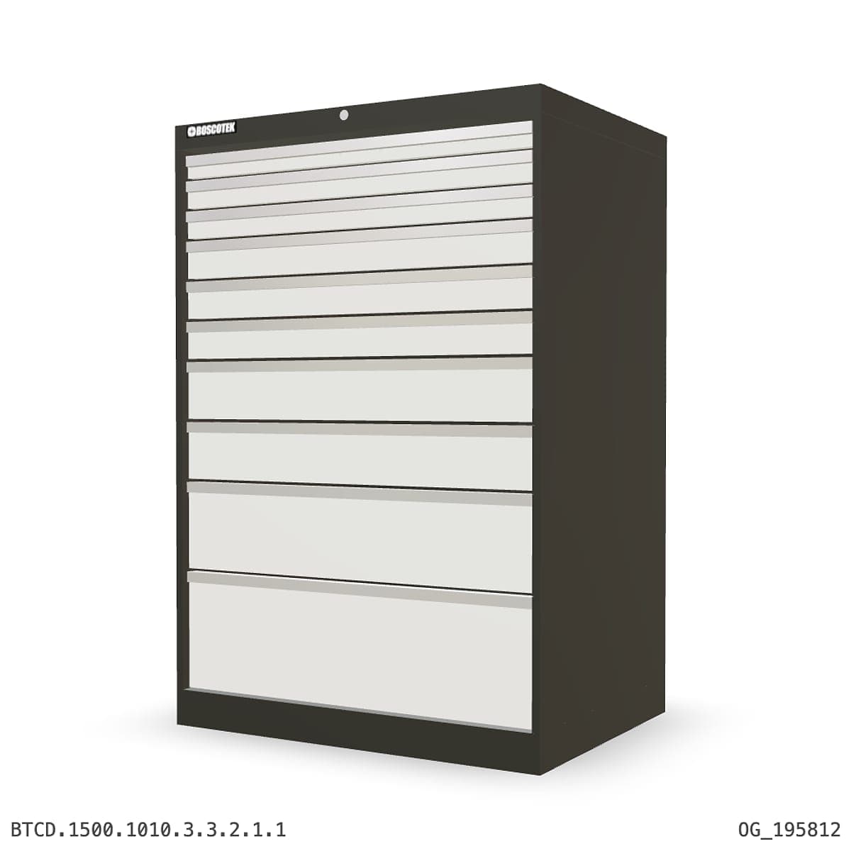 HD Cabinet 1010W × 1500H — D Series, 10-Drawer by OPIE Manufacturing Group