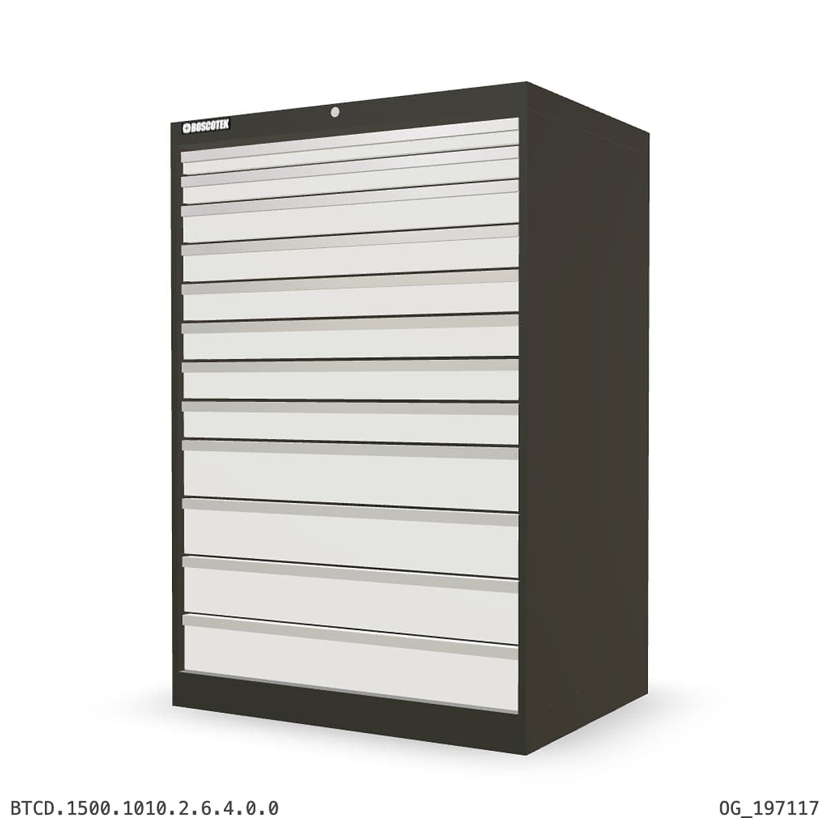 HD Cabinet 1010W × 1500H — D Series, 12-Drawer by OPIE Manufacturing Group