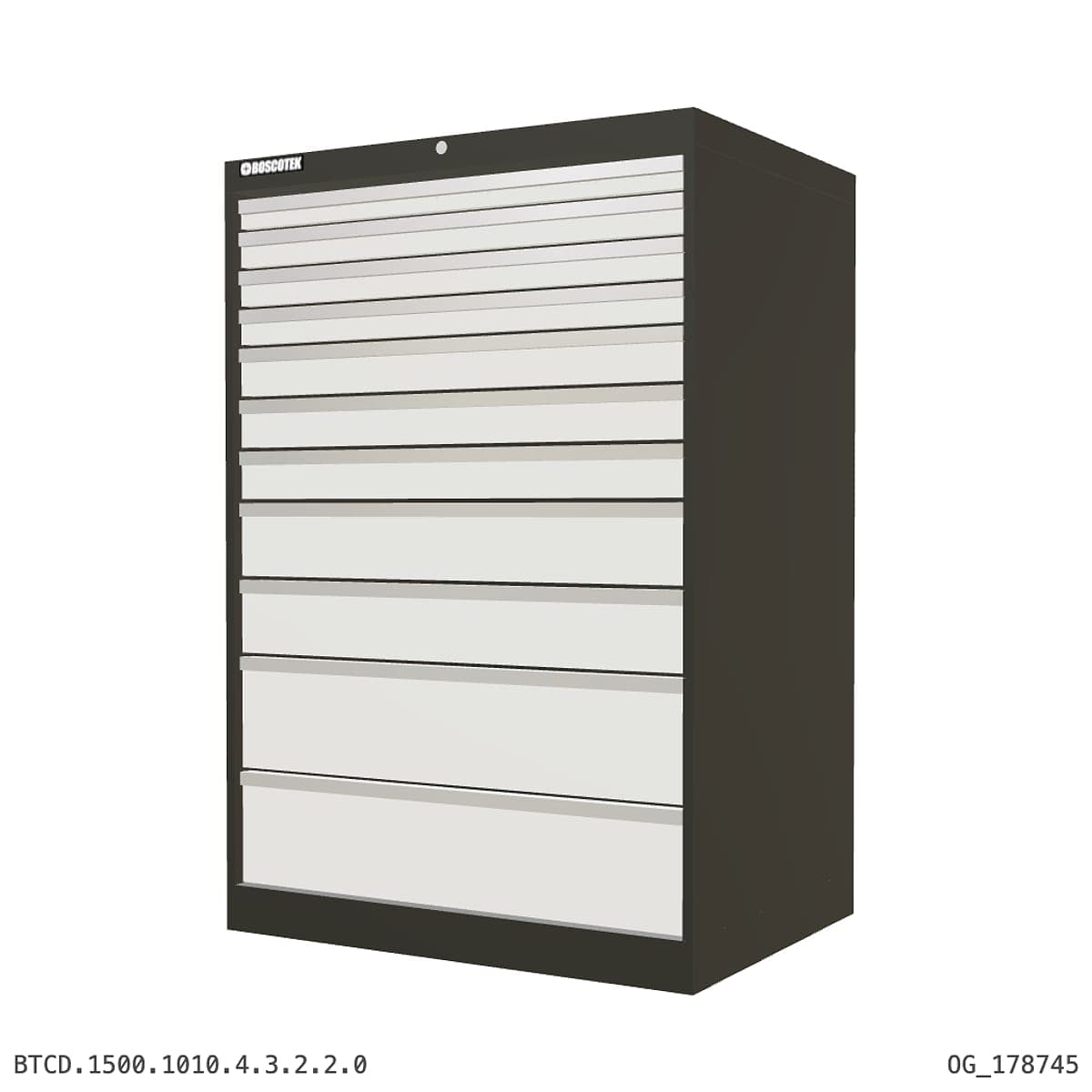 HD Cabinet 1010W × 1500H — D Series, 11-Drawer by OPIE Manufacturing Group