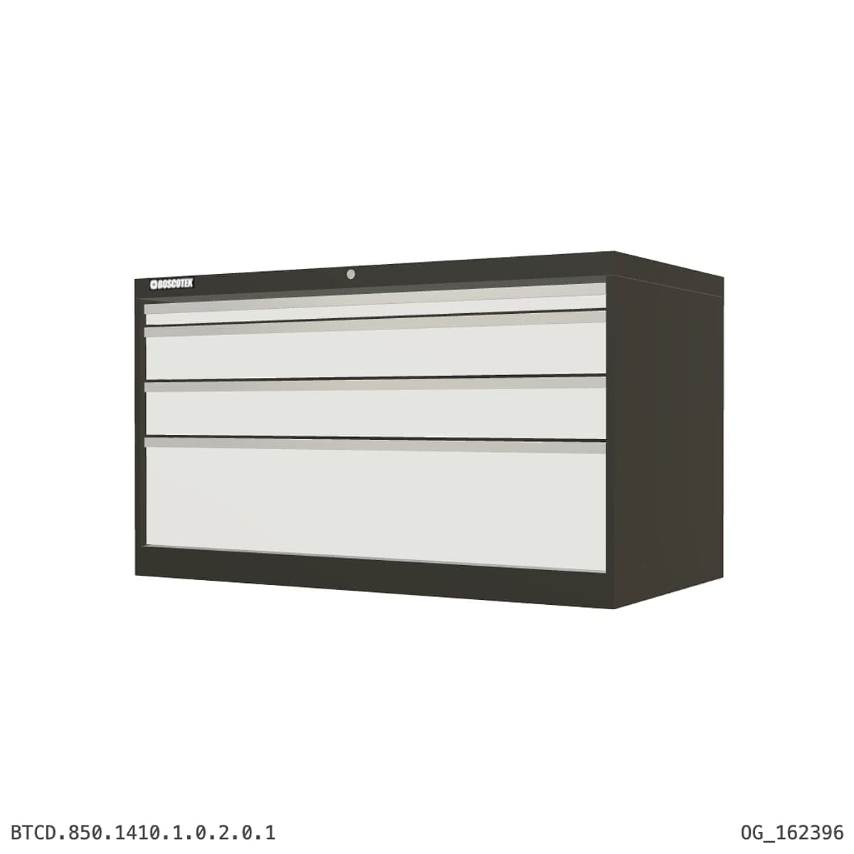 HD Cabinet 1410W × 850H — D Series, 4-Drawer by OPIE Manufacturing Group