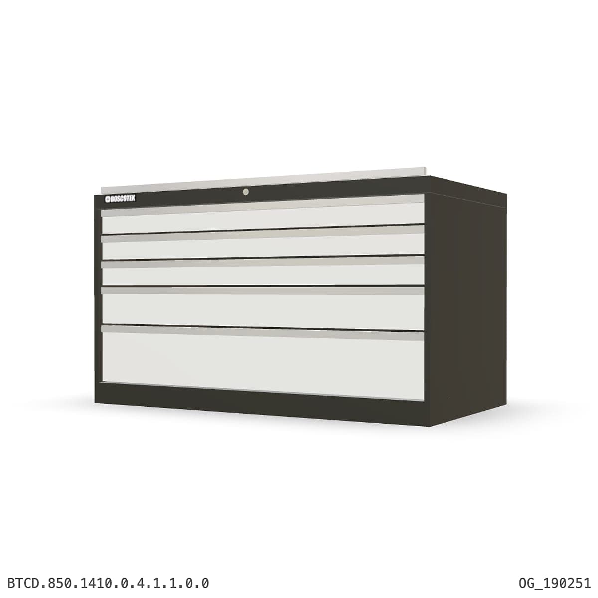 HD Cabinet 1410W × 850H — D Series, 6-Drawer by OPIE Manufacturing Group