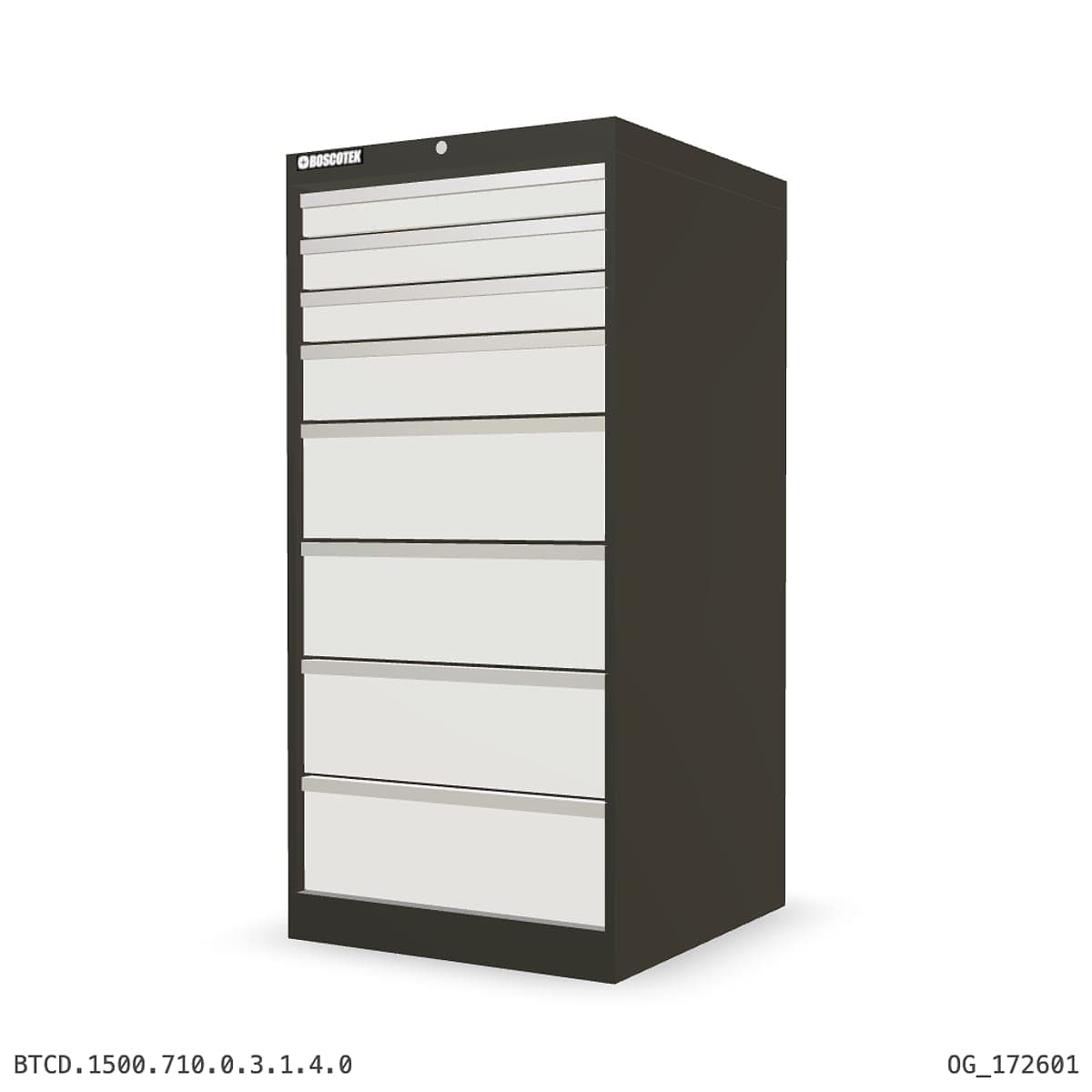 HD Cabinet 710W × 1500H — D Series, 8-Drawer by OPIE Manufacturing Group