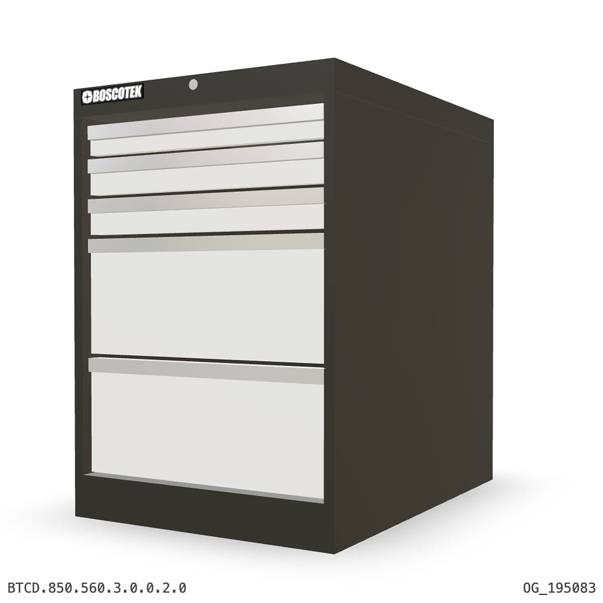 HD Cabinet 560W × 850H — D Series, 5-Drawer by OPIE Manufacturing Group