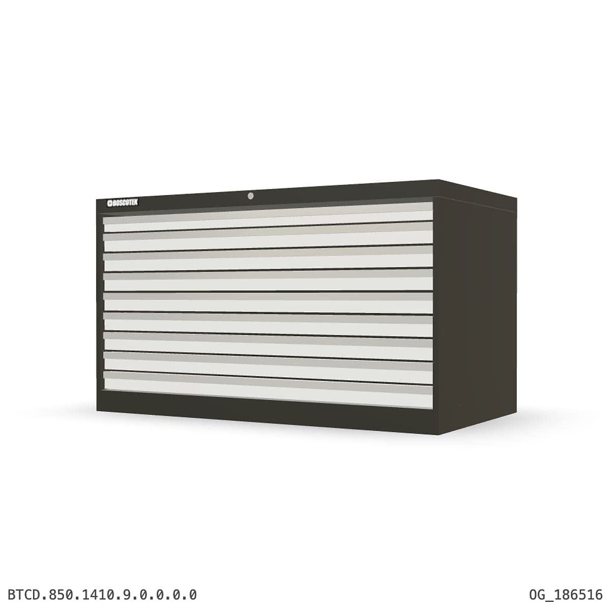 HD Cabinet 1410W × 850H — D Series, 9-Drawer by OPIE Manufacturing Group