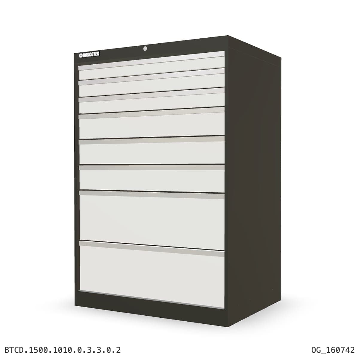 HD Cabinet 1010W × 1500H — D Series, 8-Drawer by OPIE Manufacturing Group