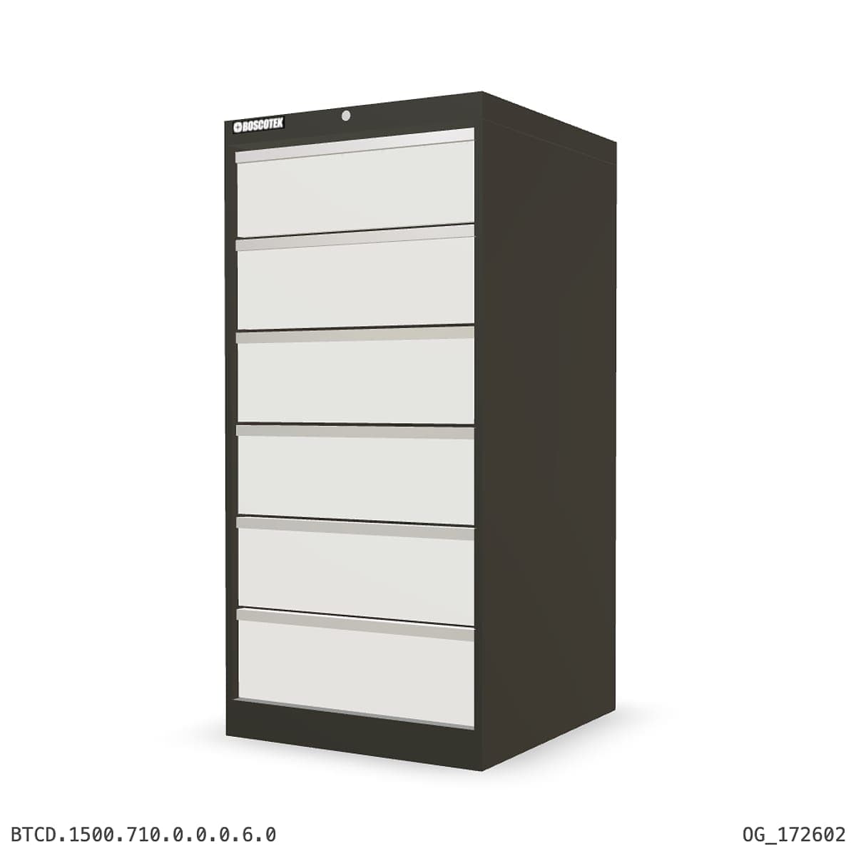 HD Cabinet 710W × 1500H — D Series, 6-Drawer by OPIE Manufacturing Group