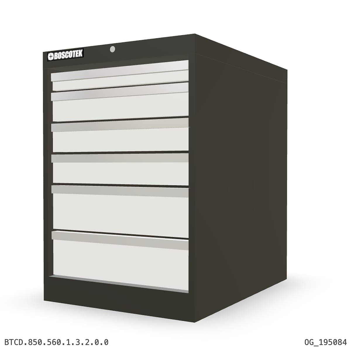 HD Cabinet 560W × 850H — D Series, 6-Drawer by OPIE Manufacturing Group