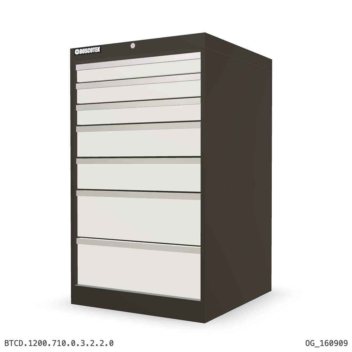 HD Cabinet 710W × 1200H — D Series, 7-Drawer by OPIE Manufacturing Group