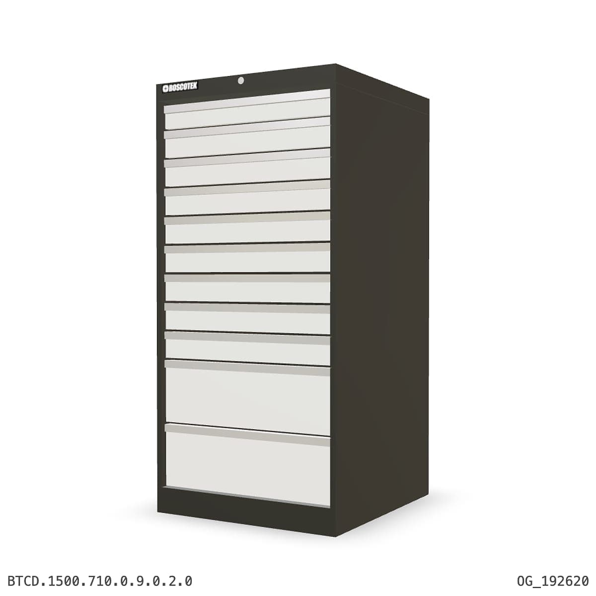 HD Cabinet 710W × 1500H — D Series, 11-Drawer by OPIE Manufacturing Group