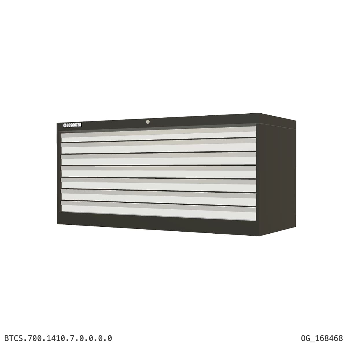 HD Cabinet 1410W × 700H — S Series, 7-Drawer by OPIE Manufacturing Group