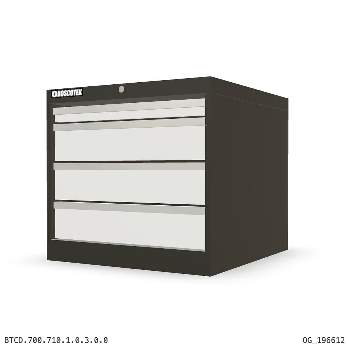 HD Cabinet 710W × 700H — D Series, 4-Drawer by OPIE Manufacturing Group