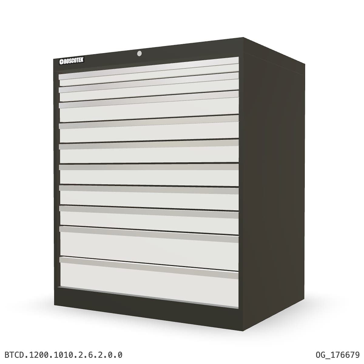 HD Cabinet 1010W × 1200H — D Series, 10-Drawer by OPIE Manufacturing Group
