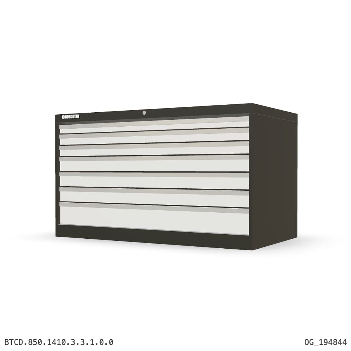 HD Cabinet 1410W × 850H — D Series, 7-Drawer by OPIE Manufacturing Group
