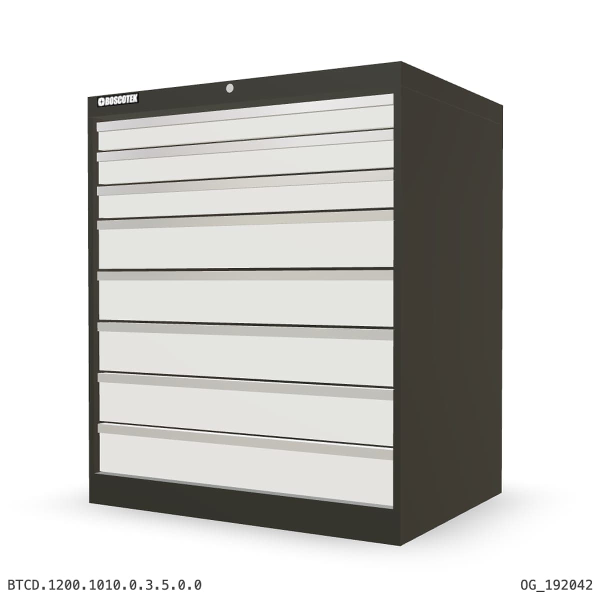 HD Cabinet 1010W × 1200H — D Series, 8-Drawer by OPIE Manufacturing Group
