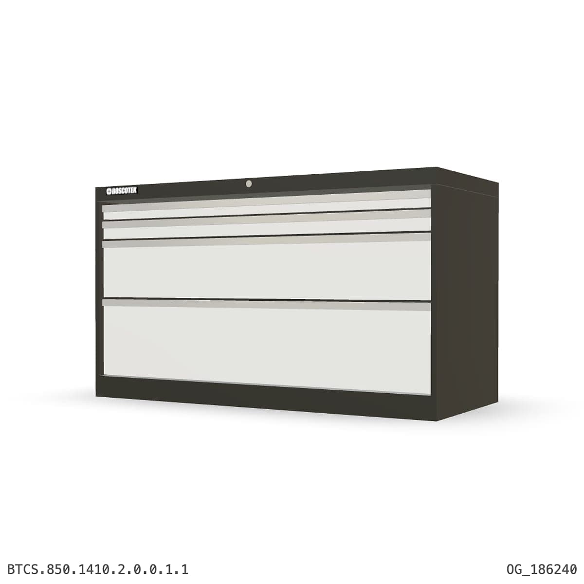 HD Cabinet 1410W × 850H — S Series, 4-Drawer by OPIE Manufacturing Group