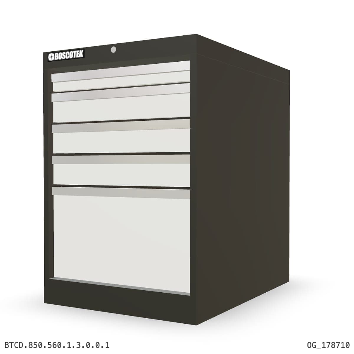 HD Cabinet 560W × 850H — D Series, 5-Drawer by OPIE Manufacturing Group