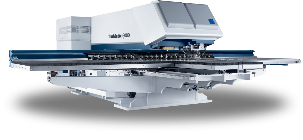 Laser and punch combo machine